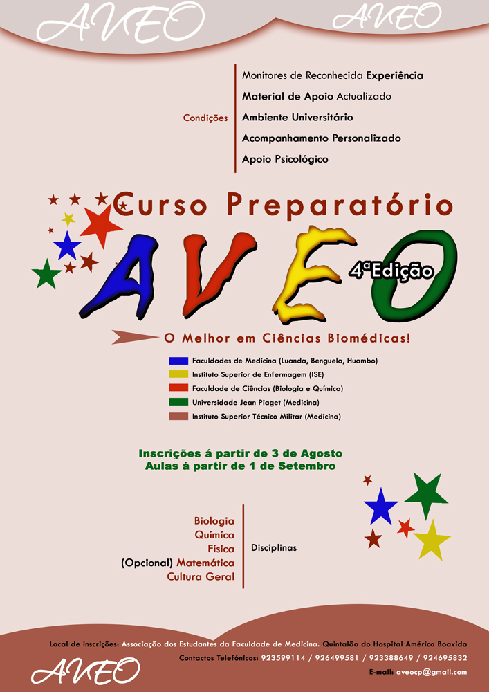 Cartaz Curso Preparatório AVEO 2009