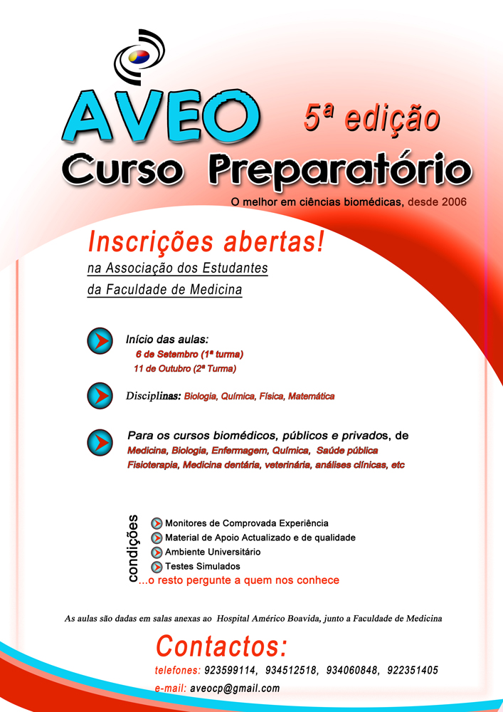 Cartaz Curso Preparatório AVEO 2010